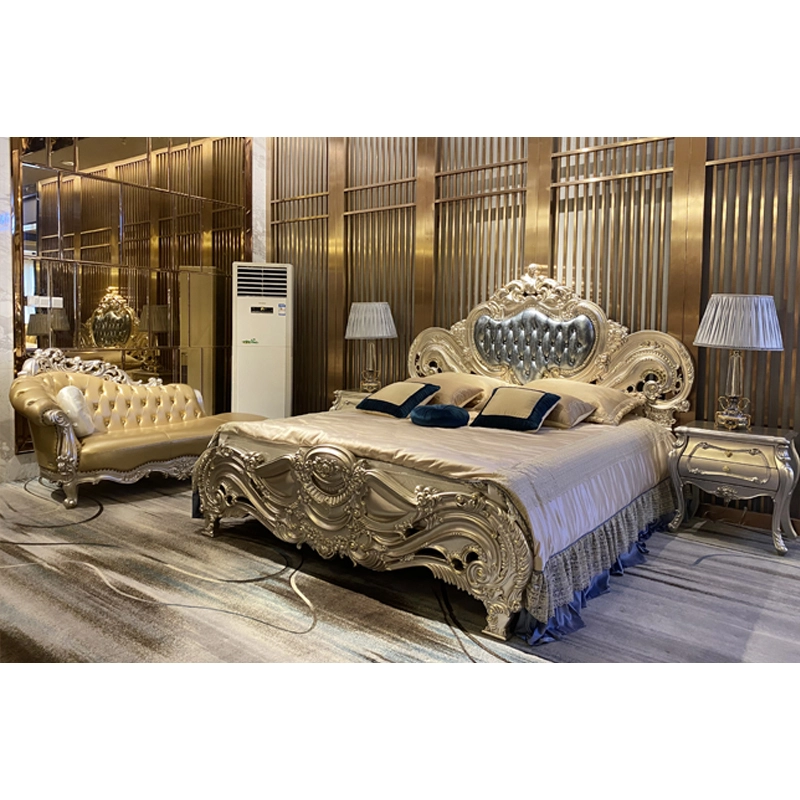Classic bedroom James Bond Furniture luxurious bed 1