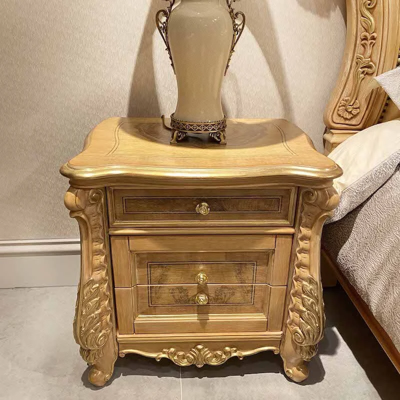 Italian bedroom furniture Hand-carved bedside tables 1