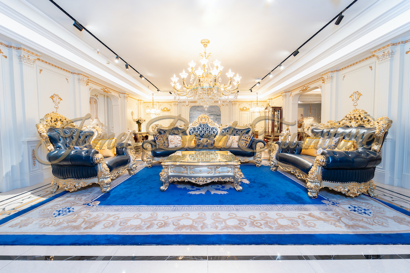 Italian Baroque Style Luxurious Classic Sofa Set A2832 1