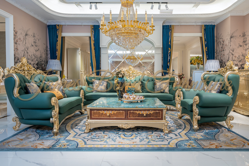 High Quality Classic Furniture Style- Rococo Style Luxury Classic Sofa With Good Price-James Bond Furniture 1