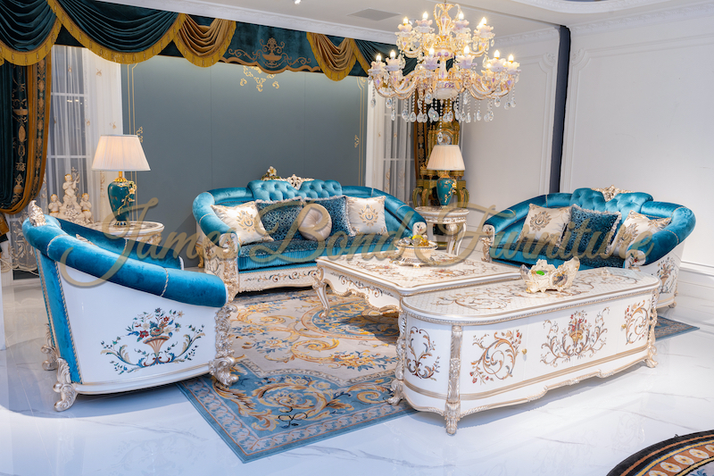 Luxury Italian Furniture Classic Luxury Sofa Set JBF-DM2 1