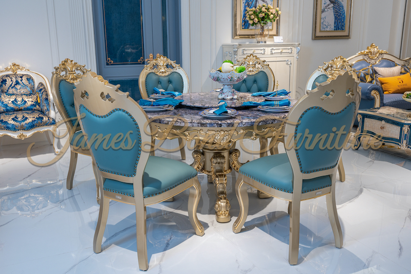Classic Dining Room Furniture-Luxury Classic Dining Table Set 1
