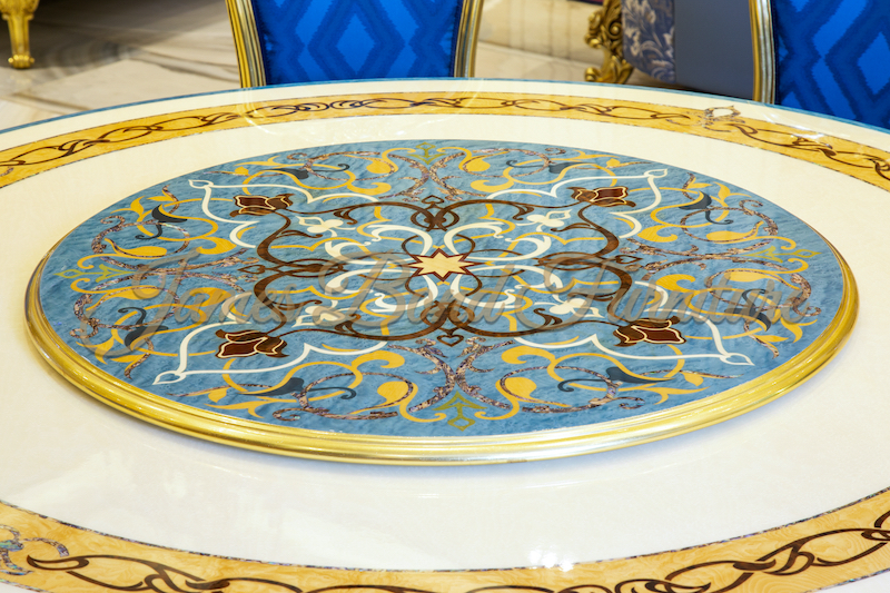 Baroque Style Dining Table James Bond Furniture 3