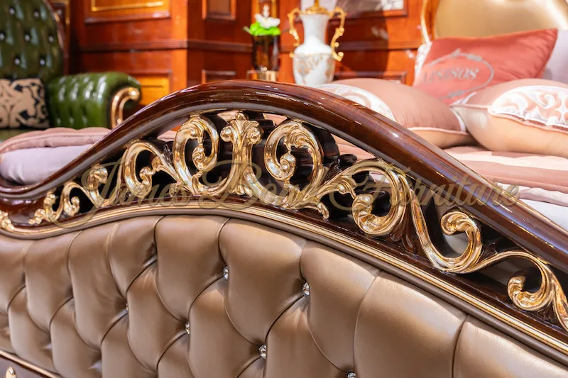 James Bond Furniture Luxury King Size Bedroom Sets Manufacturer 5