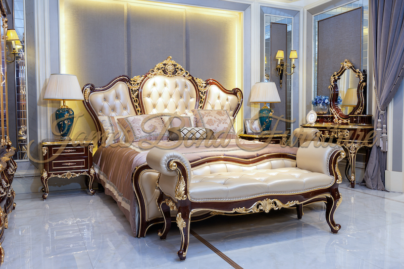 Italian Bedroom Furniture JBF-JP721 King Size Luxury Bed 1