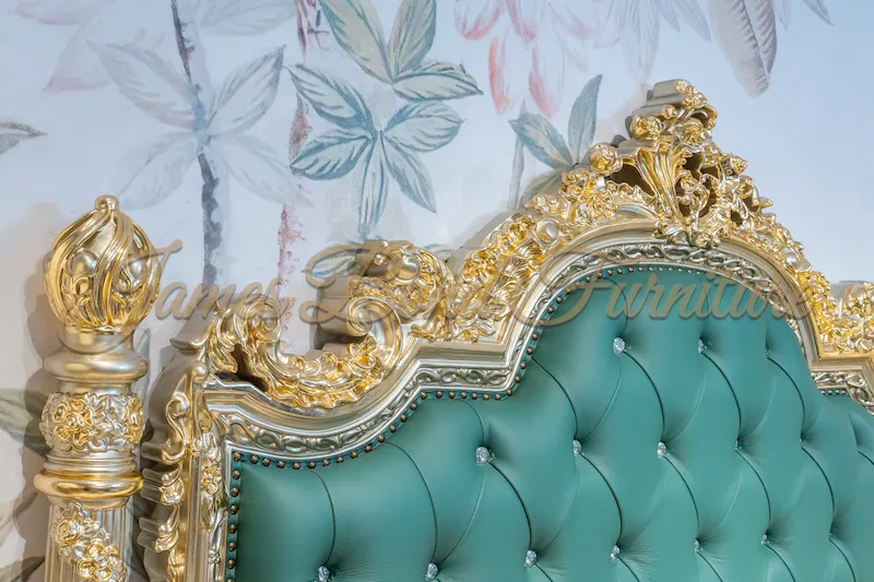 King Bed Traditional - - James Bond Furniture-1 4