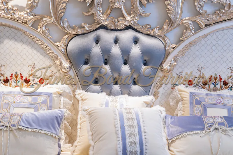 Classic Style Bed by James Bond Furniture 3
