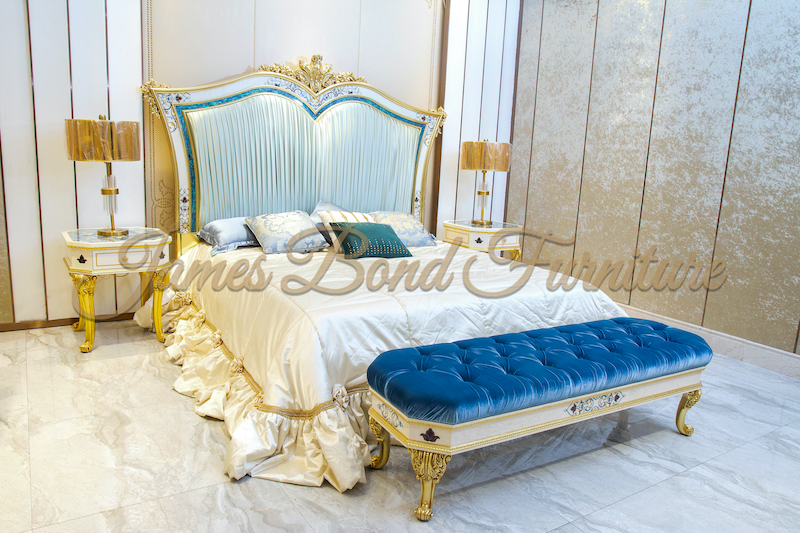 James Bond Furniture French Rococo Classic Bed 1