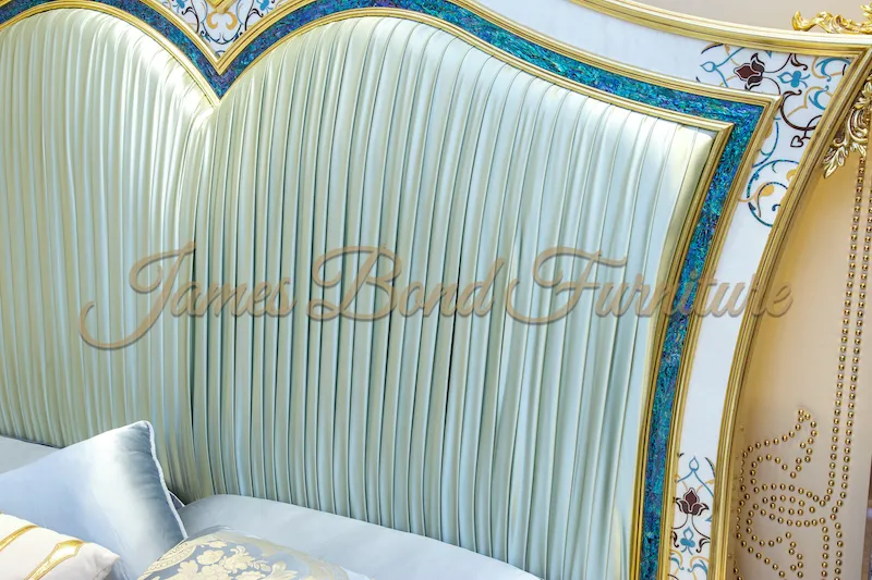 Solid Gold Bed by James Bond Furniture 3