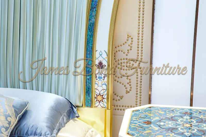 Solid Gold Bed by James Bond Furniture 4