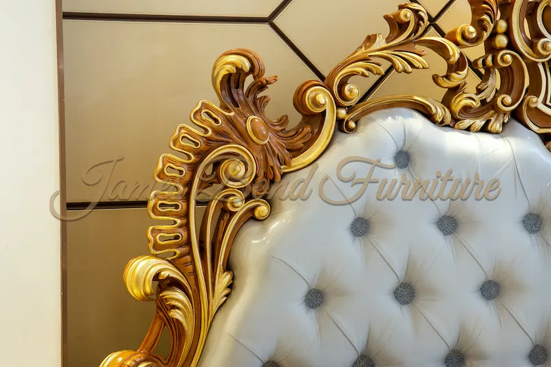 Classic White Bed by James Bond Furniture 5