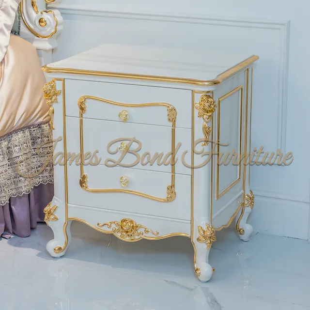 James Bond Furniture Victorian Bedside Table New Classic Home Furnishings-James Bond Furnituresupply 2