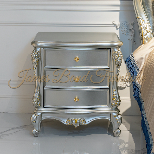 Italian Luxury Classic Furniture-Classic Bedside Table 1