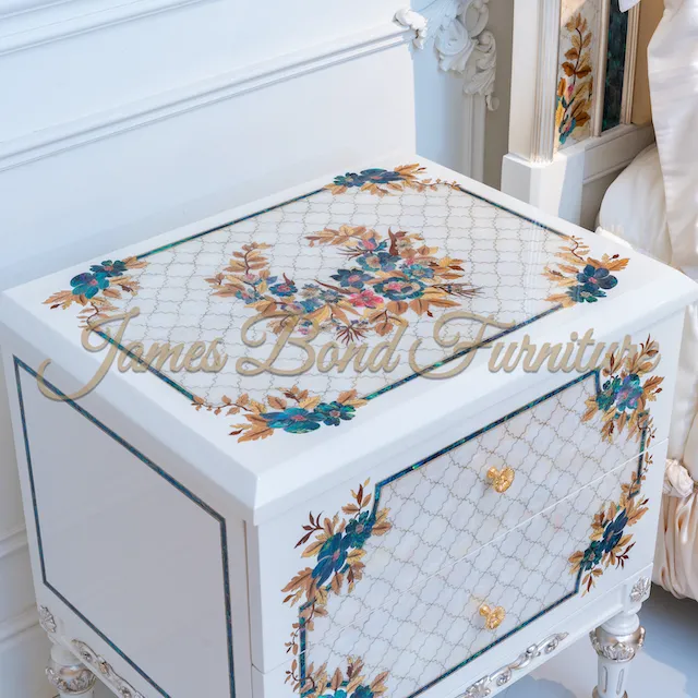 James Bond Furniture Antique Victorian Nightstand L/Cfactory 2