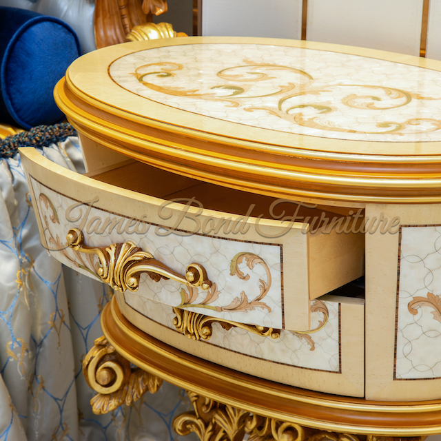 Disegni di comodini classici di James Bond Furniture 4