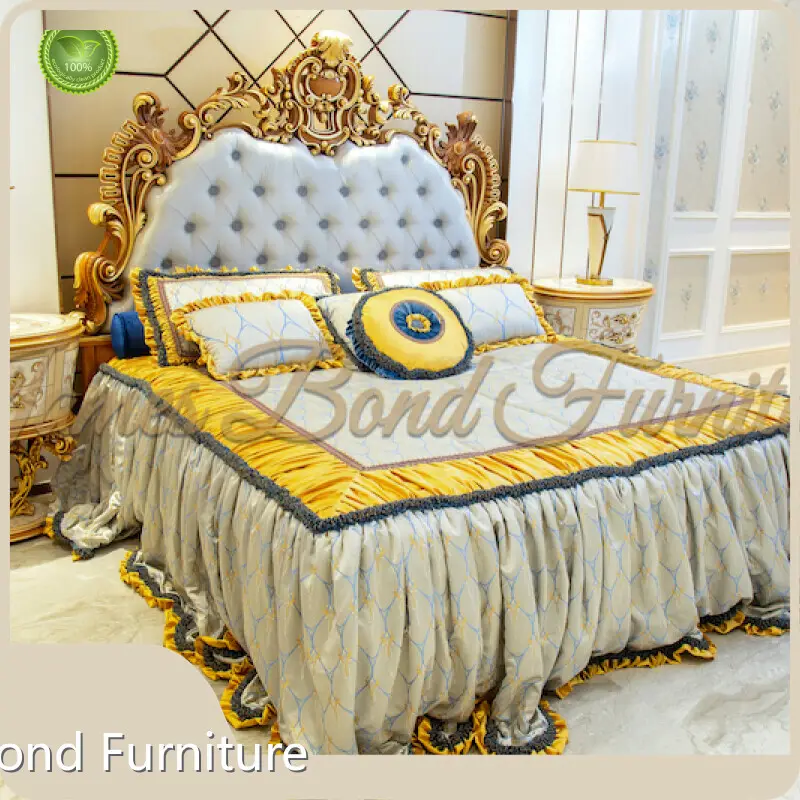 Classic White Bed by James Bond Furniture 1