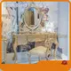 Royal Dressing Table Price 65 Working Days After Confirmed Drawing and Received 40%Deposit Mahogany Solid Wood/ Black Walnut Veneer/ Pure Copper Plated 24K Gold/ Gold Leaf/ 3D Piano Paintingsupplier 1