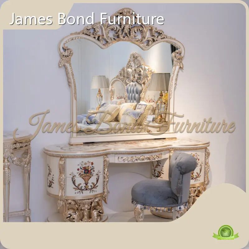 Classic Dressing Table with Mirror Supply Classic Italian Furniture Bedroom-James Bond Furniture 1