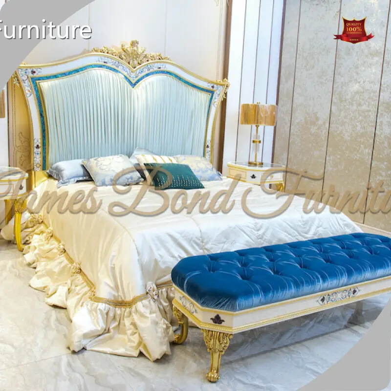Solid Gold Bed by James Bond Furniture 1