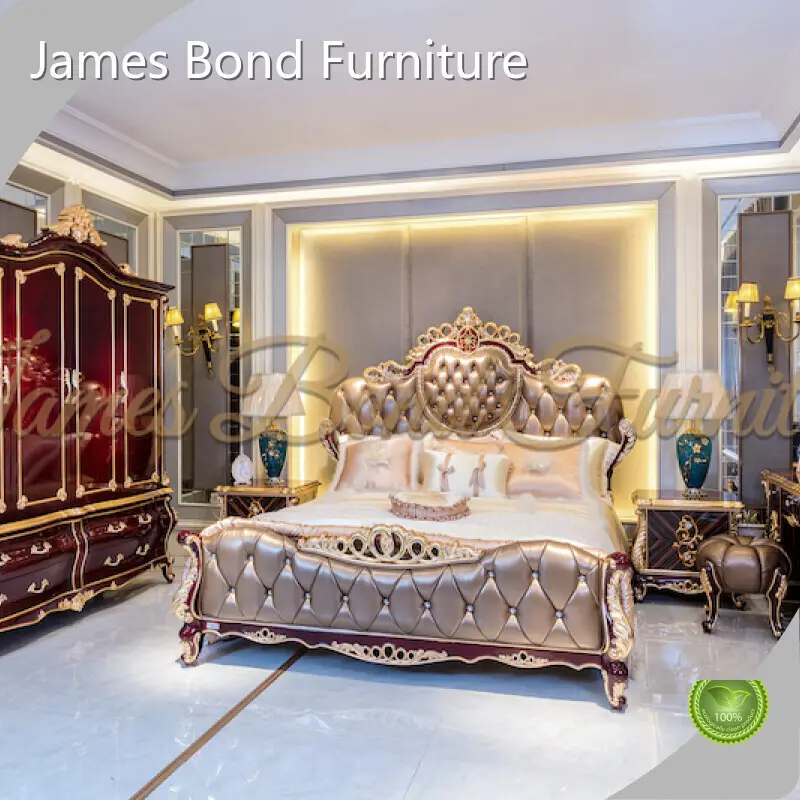 James Bond Furniture Luxury Master Bedroom Furniture Factory 1