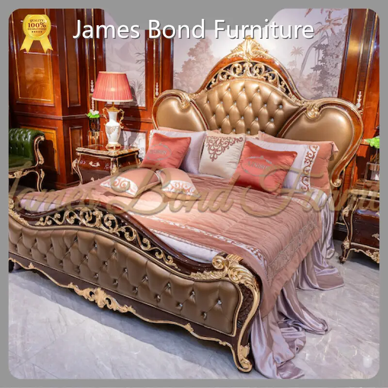 James Bond Furniture Luxury King Size Bedroom Sets Manufacturer 1