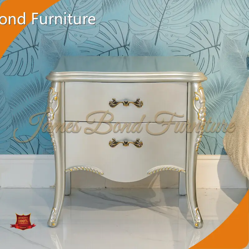 James Bond Furniture Classic White Bedside Table Italian High End Furniture-James Bond Furniture Classic White Bedside Tablesupplier 1