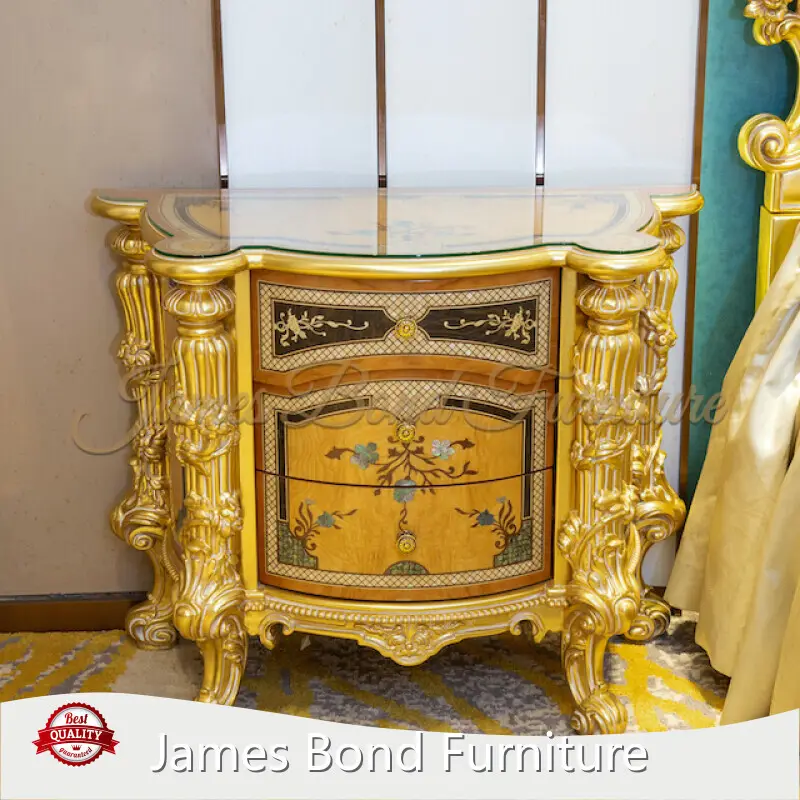 James Bond Furniture Classic White Bedside Table JBF-JP615supplier 1