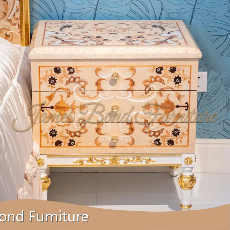 Rococo Nightstand JBF-F111 by James Bond Furniture 1