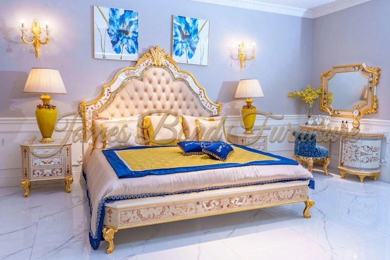 Класічная італьянская мэбля, мэбля для спальні для раскошнага асабняка 1