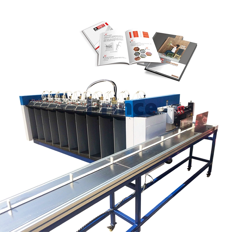 Automatic 4-24 joints Automatic Paper Gathering Machine A3 A4 Magazine Booklet Collating Machine 1