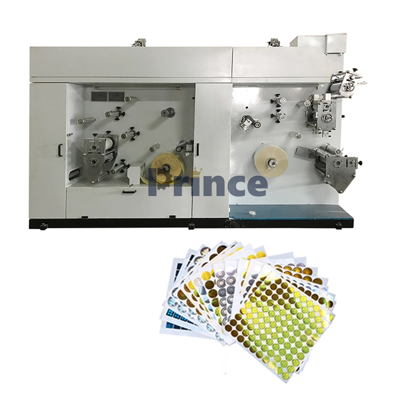 Adhesive Label Glue Coating Machine Hologram PET film lamination machine security hologram sticker making machine 1