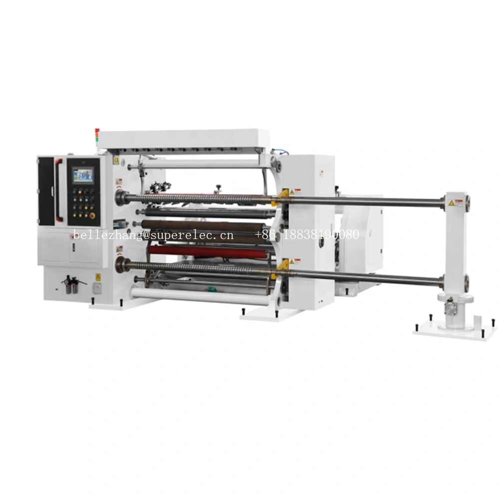 自動プラスチックフィルムアルミ箔切断スリッター巻き戻し機ジャンボ紙スリッター巻き戻し機 1