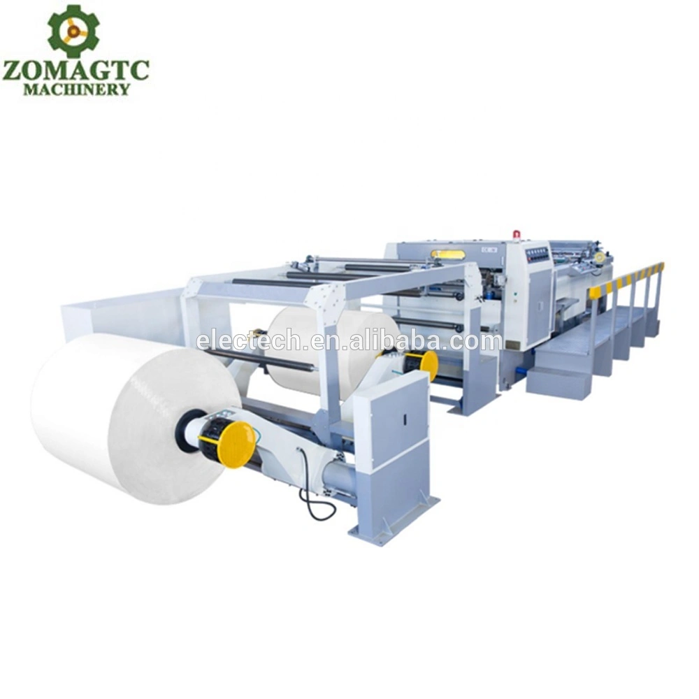 Zomagtc 全自動クラフト ロール ジャンボ ロール カッター 2 つのリール付き 1