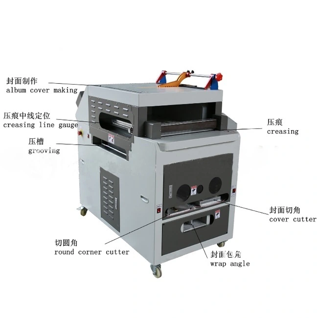 Zomagtc 14 en 1 máquina para hacer álbumes de encuadernación de fotos de bodas 1