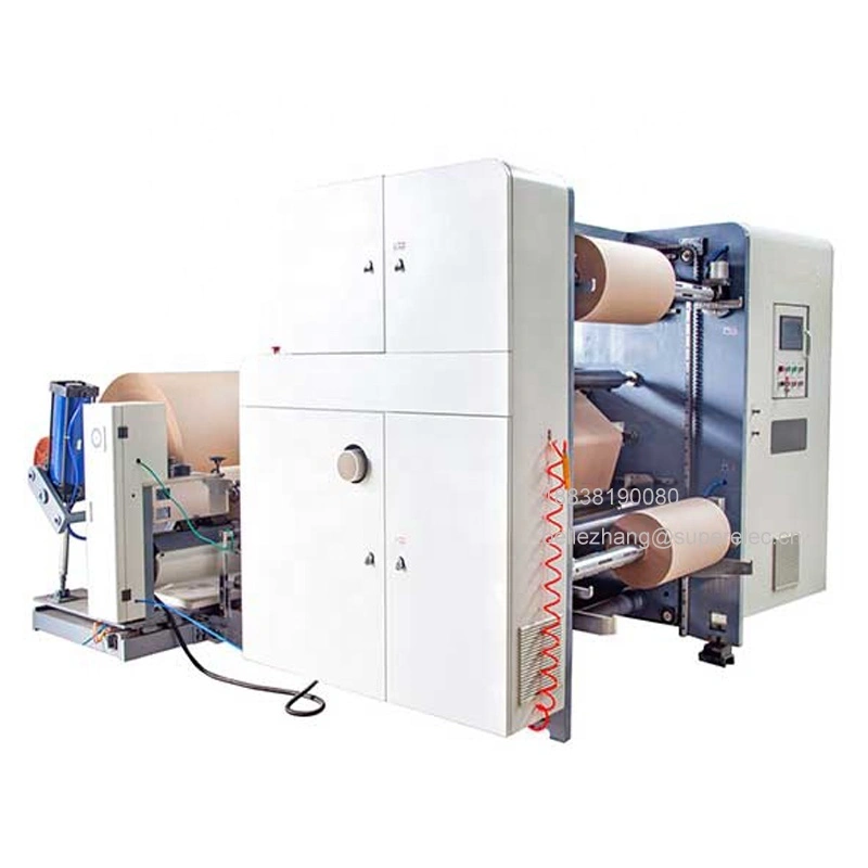 Máy xén và cuộn lại giấy kraft, Máy rạch và cuộn lại giấy nhiệt 1