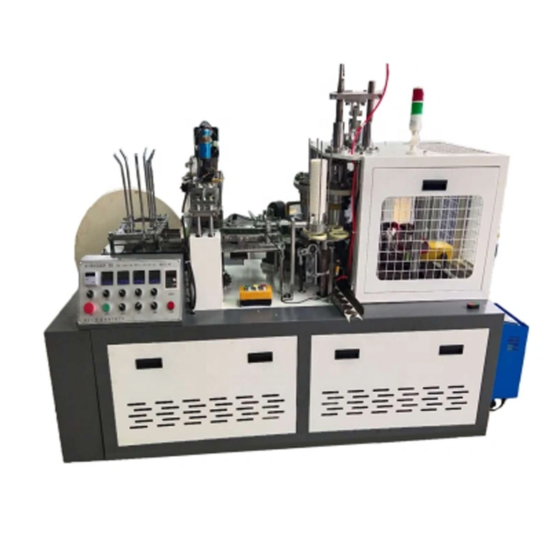 Máquina formadora de vasos de papel desechables automática, máquina para fabricar vasos de té con leva abierta, 80 Uds., precios 1