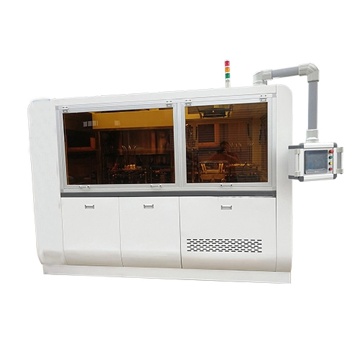 Máquina para llevar completamente automática de la fabricación de cajas de almuerzo del papel del envase de los alimentos de preparación rápida 1