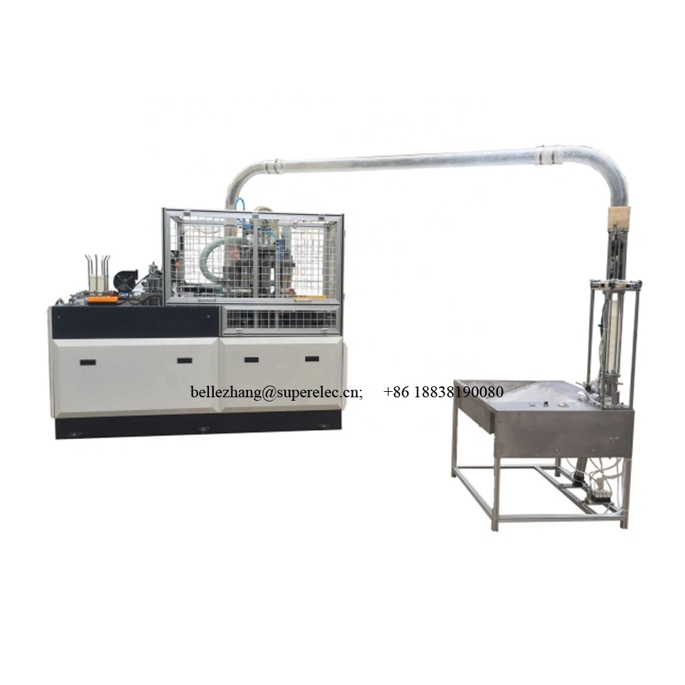 Zomagtc Sellado ultrasónico Colección automática de vasos 90 piezas Máquina para fabricar vasos de papel Precio 1