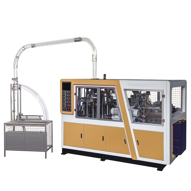 Máquina para fabricar vasos de vidrio y papel desechables de alta velocidad en China 1