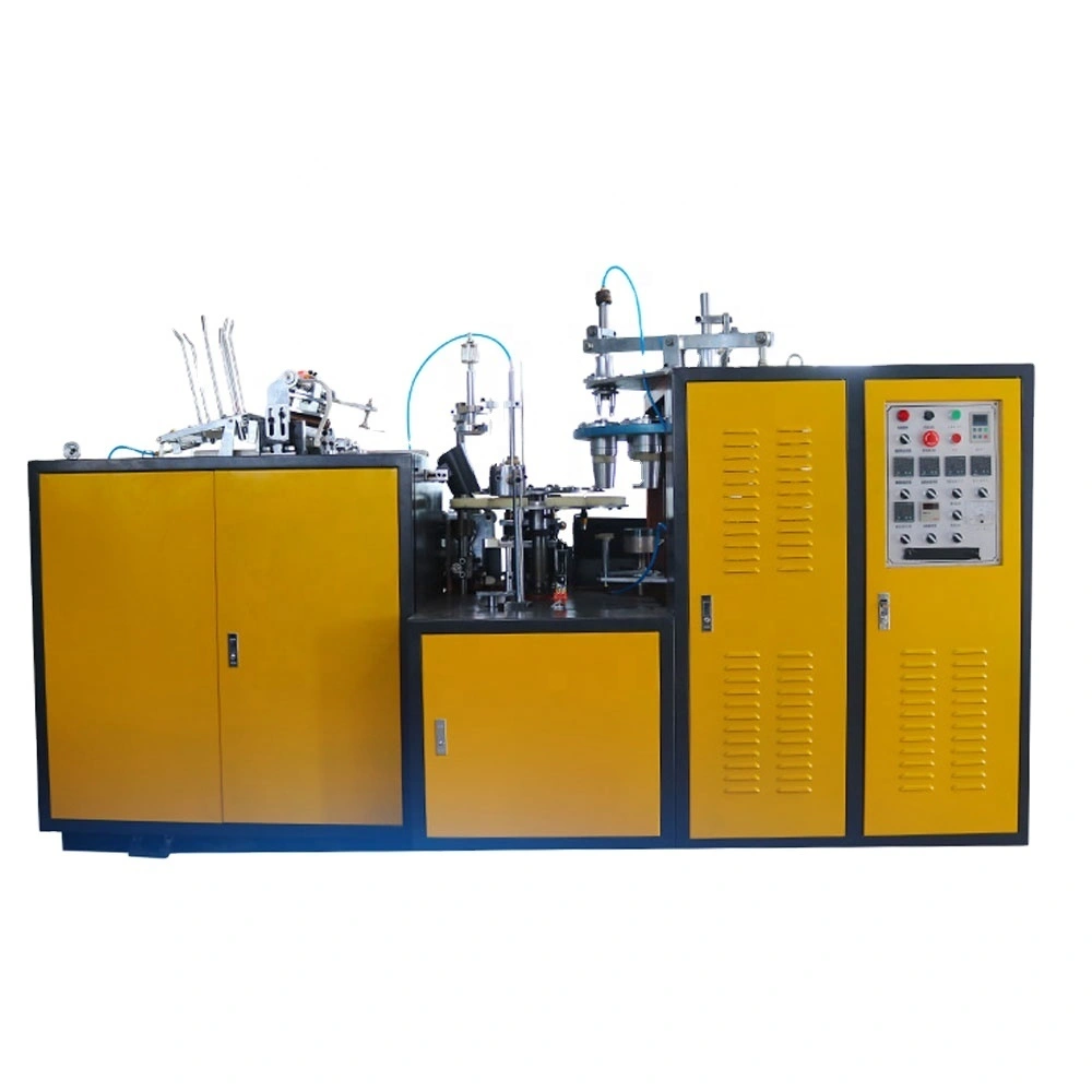 Máquina formadora automática de vasos de papel revestido de PLA de doble cara simple 1