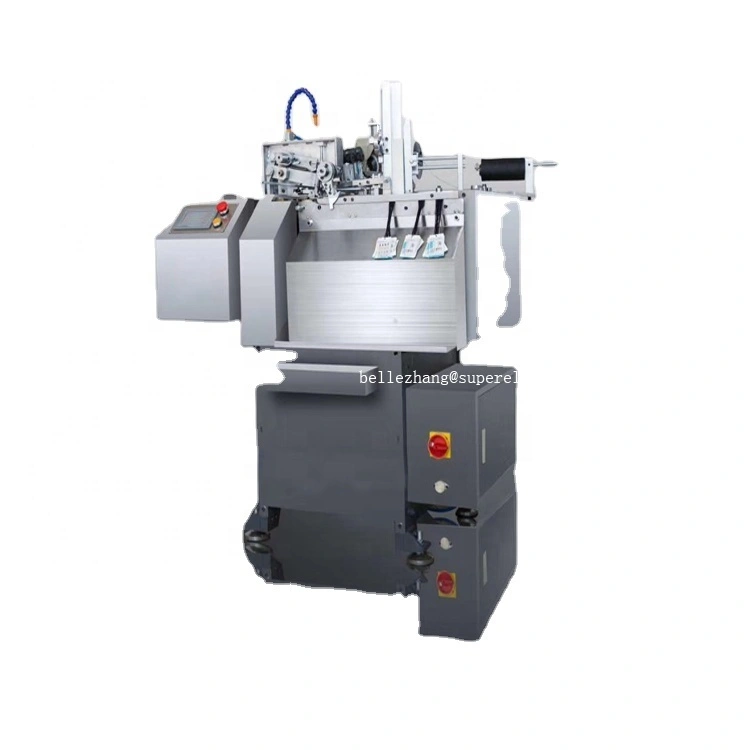 Máquina automática para atar nudos con etiquetas de tela, máquina Hangtag para tarjeta de embarque 1