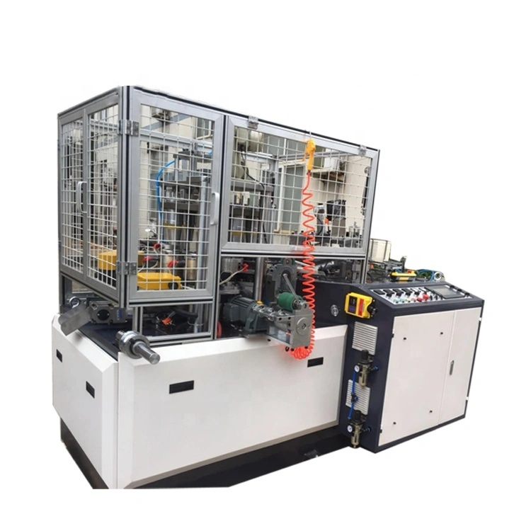 Máquina de vasos de papel de velocidad media para la fabricación de vasos de papel. 1