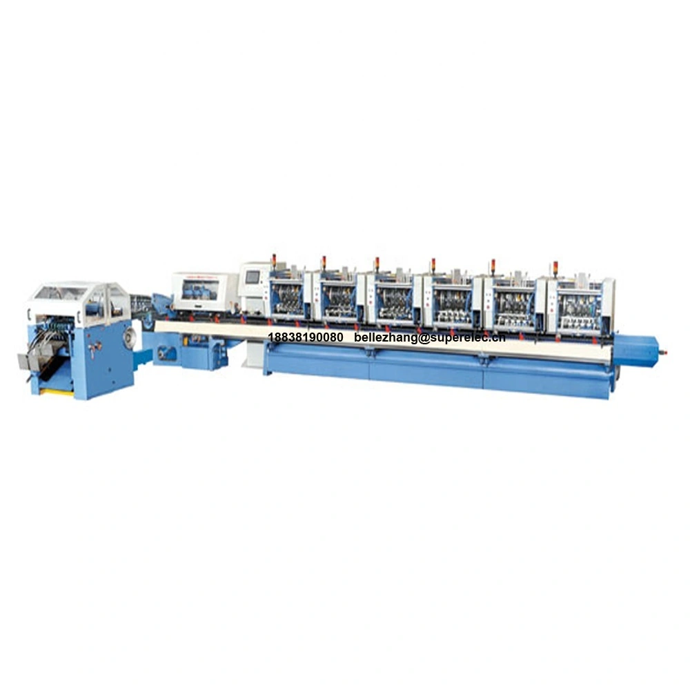 mataas na bilis ng papel notebook stitching collating machine 3 kutsilyo book trimming 1