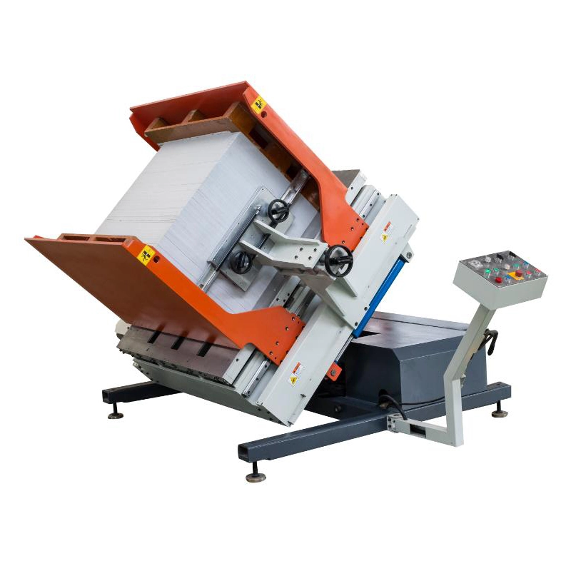 Máquina automática eléctrica de torneado de pilas de papel, volteadora de pilas 1