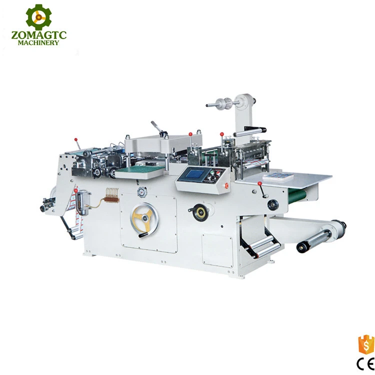 Troqueladora rollo a rollo de superficie plana de alta velocidad con función de laminación 1