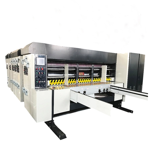 Ganap na Awtomatikong Corrugated Box Flexo Printing Machine na May Die Cutting 1