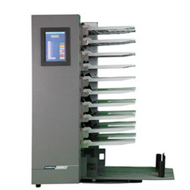 Automatic 10 Bins Duplo Paper Collating Gathering Machine 1