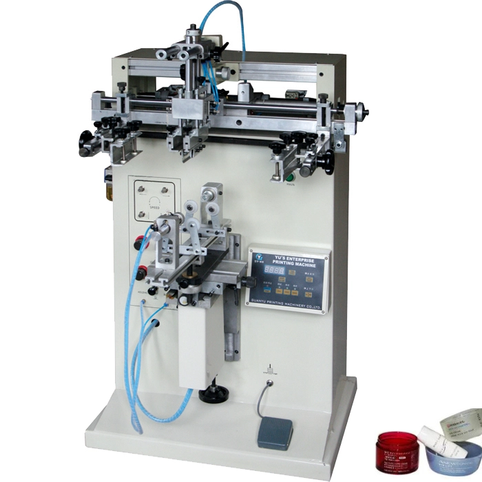 Máy in lụa chai bán tự động 1