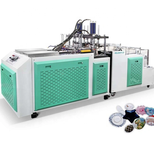 Hydraulic special shape paper disc machine,paper food plate making machine 1