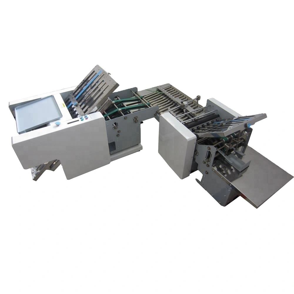 स्वचालित डेस्कटॉप पेपर क्रॉस फोल्डिंग मशीन 1